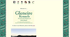 Desktop Screenshot of gleneirekennels.com