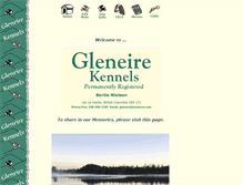 Tablet Screenshot of gleneirekennels.com